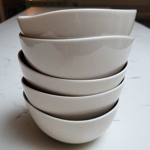 NEW Set of 5- Villeroy & Boch Like Rice Bowl (beige color not white)